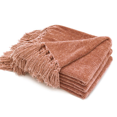 Soft Chenille Throw Blanket