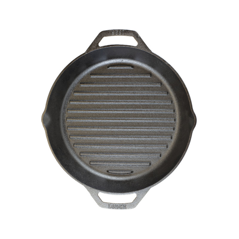 12 Inch Dual Handle Grill Pan, 12" W