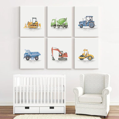 6 Piece Wrapped Canvas Print