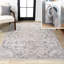 Tapis crème / gris clair délavé à la machine Edith-870752081