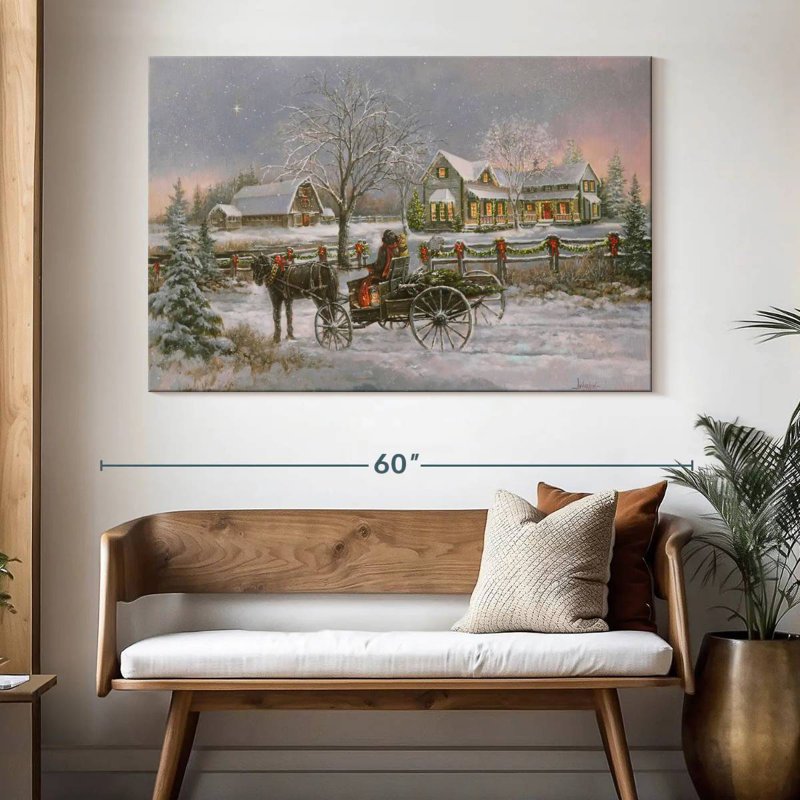 Saison de Noël, H 34 po x l 51 po