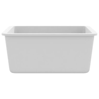 Belfry Kitchen Zosia 460mm W Single Bowl Stone Kitchen Sink