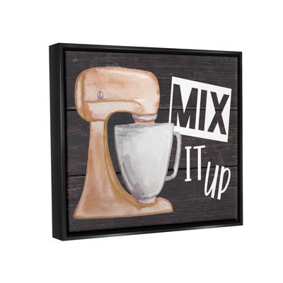 «Mix It Up Kitchen Mixing Bake Floater», art mural sur toile par ND Art