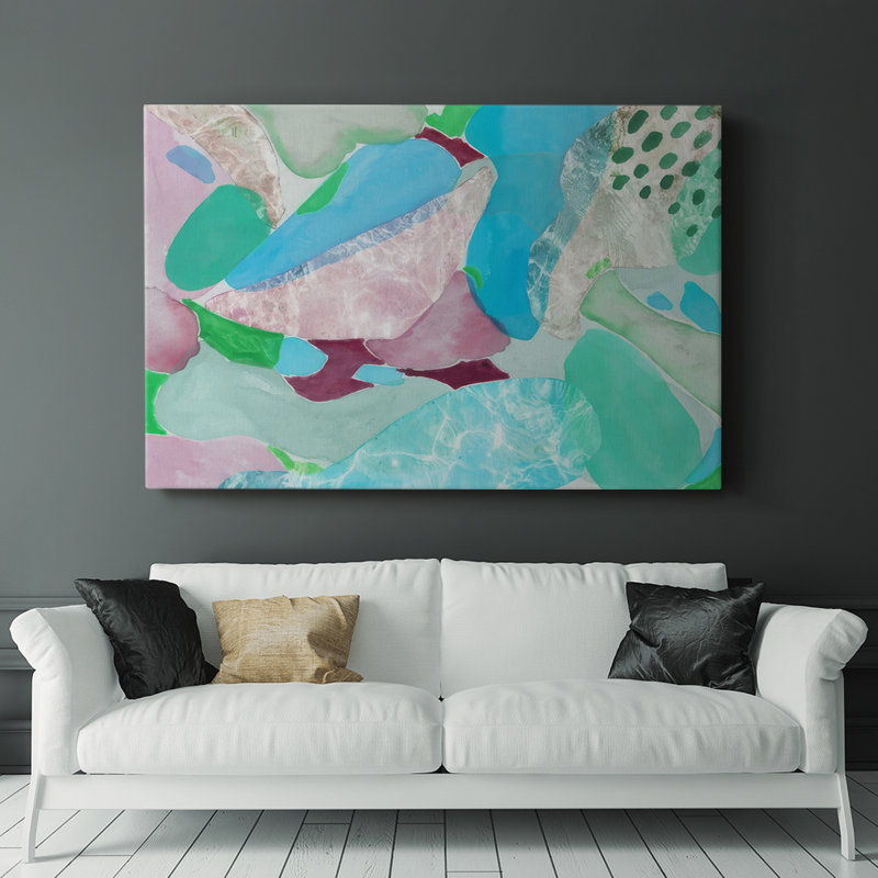 Papier piscine I - galerie Cavas, H 12 po x l 18 po
