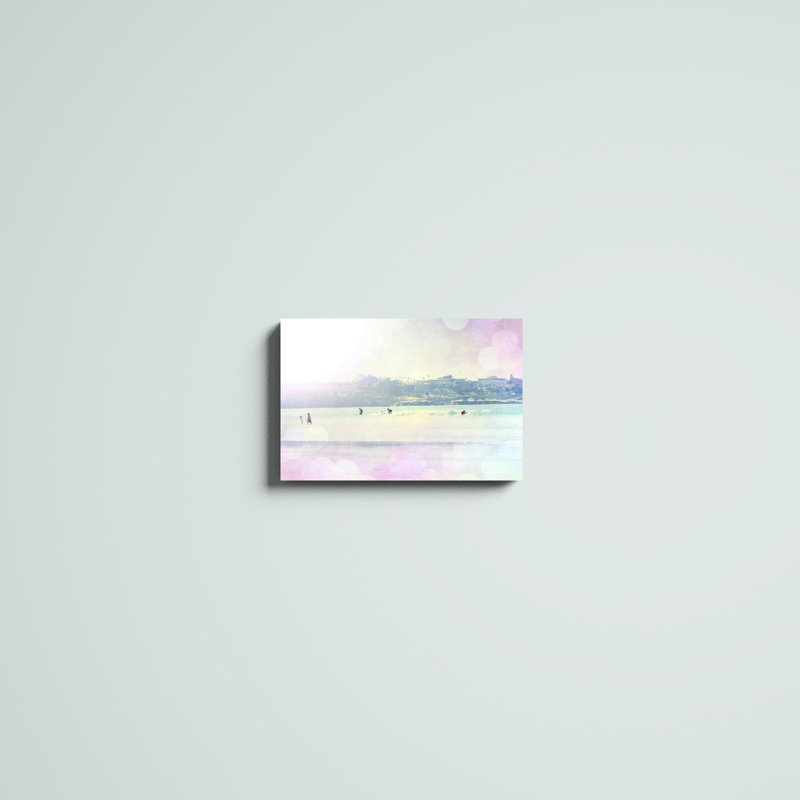 «Surfin» 1, photographie sur toile, H 12 po x l 18 po