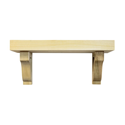 2" Shelves/W Corbels