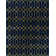 Glam Navy Blue Gold Area Rug