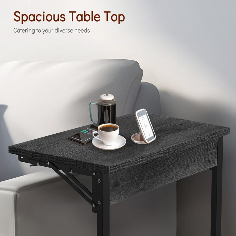 Mahema 27.6'' H x 23.6'' W Computer Table, Gray