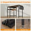 Modular L-Shaped Steel Computer Desk-1560055787