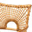 Fauteuil bohémien en rotin naturel