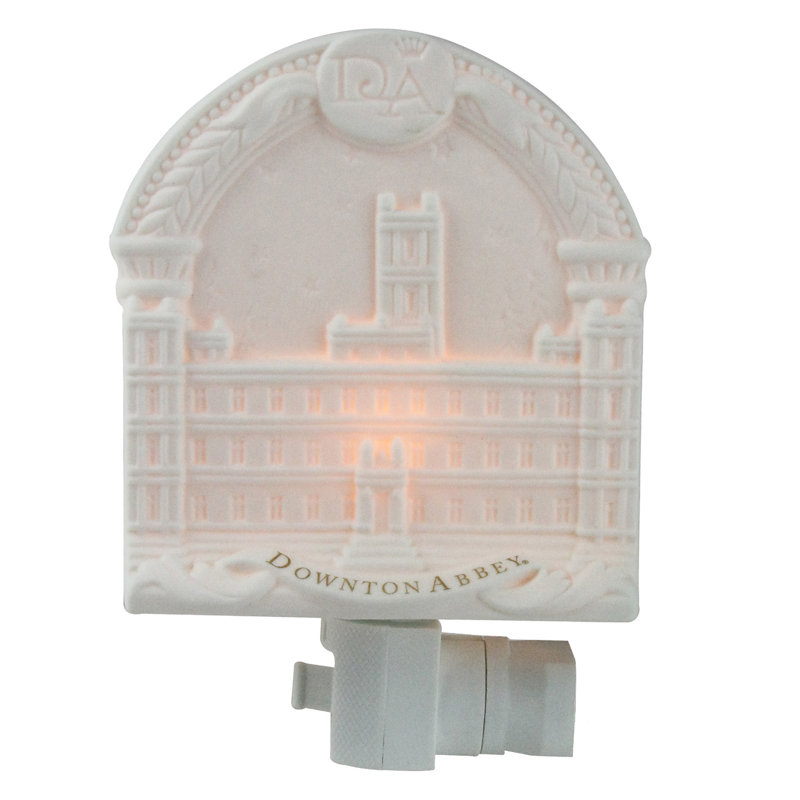 Veilleuse décorative 5,75 "Downton Abbey Highclere Castle Bisque