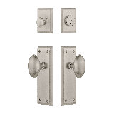 Nostalgic Warehouse New York Entry Set with Homestead Knob