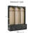 Wooden Hall Tree With 3 Drawers And 8 Hooks-573277444