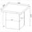 Exeter Mango Square 3-Piece Coffee Table Set