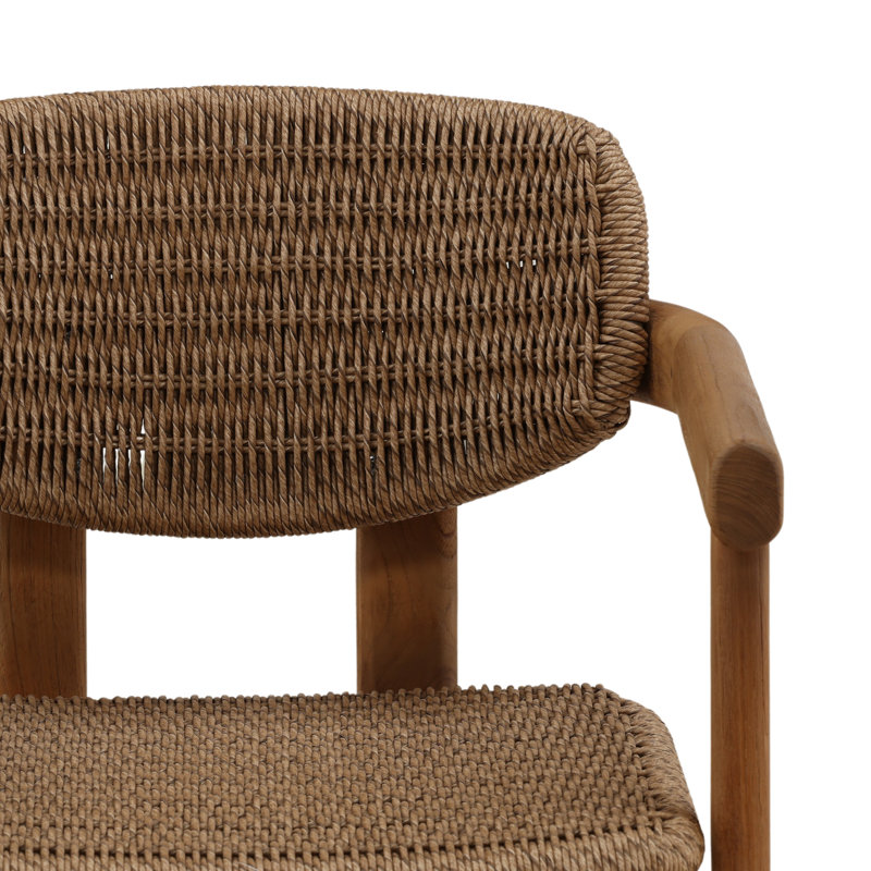 Alva Outdoor Dining Chair Light Brown