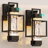 Outdoor Wall Lights 15" Motion Sensor Wall Sconce Waterproof Porch Lighting