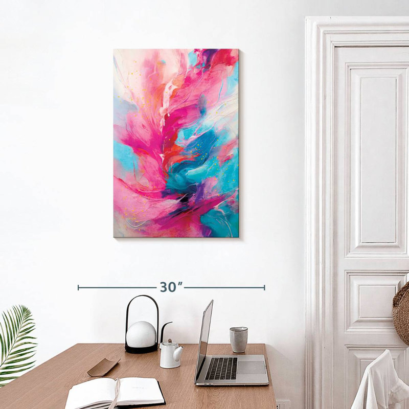 Avery Abstract Color Surge, 30" H x 20" W