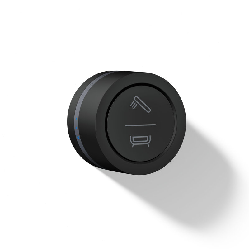 DTV Mode Wall-Mount Bath/Shower Digital Interface, Matte Black