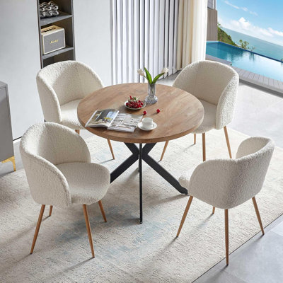Carlisle Round Pedestal Dining Table Set