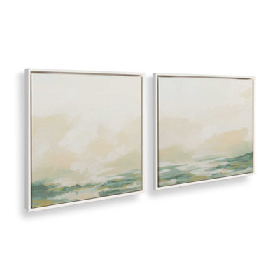 Ensemble de 2 paysages nuageux