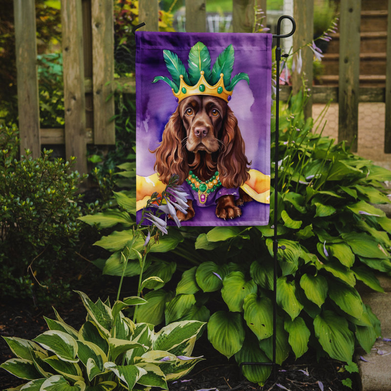 Drapeau de jardin  H 15,5 po x l 11,25 po polyester
