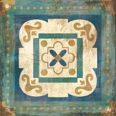 " Moroccan Tiles Blue XII " by Cleonique Hilsaca