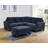 Penta 81" Wide Microfiber/Microsuede Symmetrical Corner Sectional-1370824142