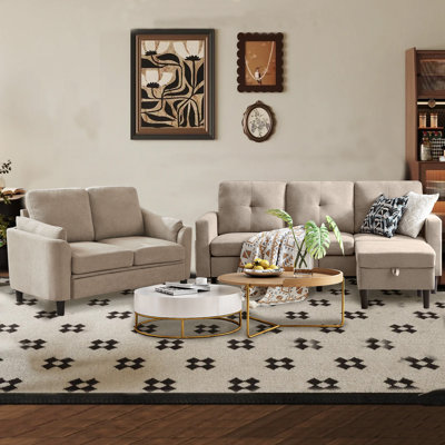 3 Pieces Living Room Sets by George Oliver
