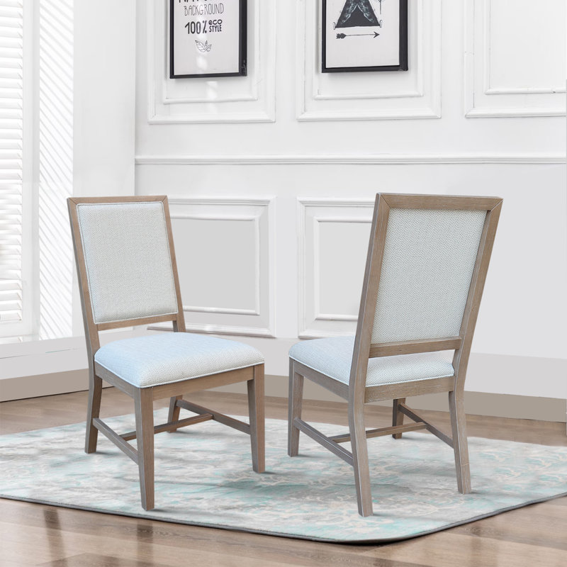 Albin Solid Wood Upholstered Dining Chair