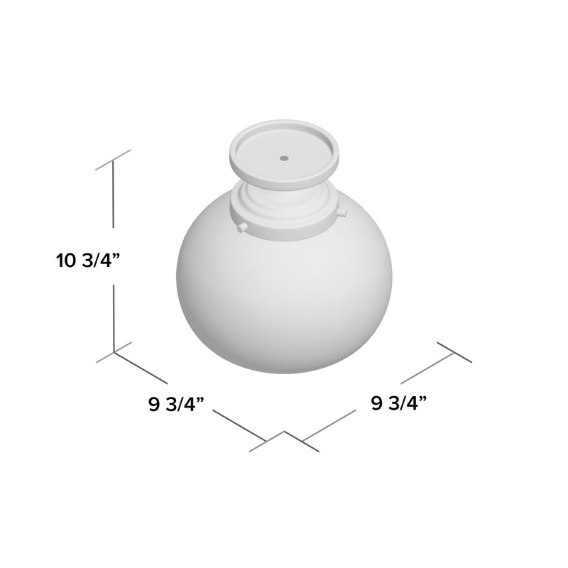 Antioch Glass Semi Flush Mount, Brushed Nickel