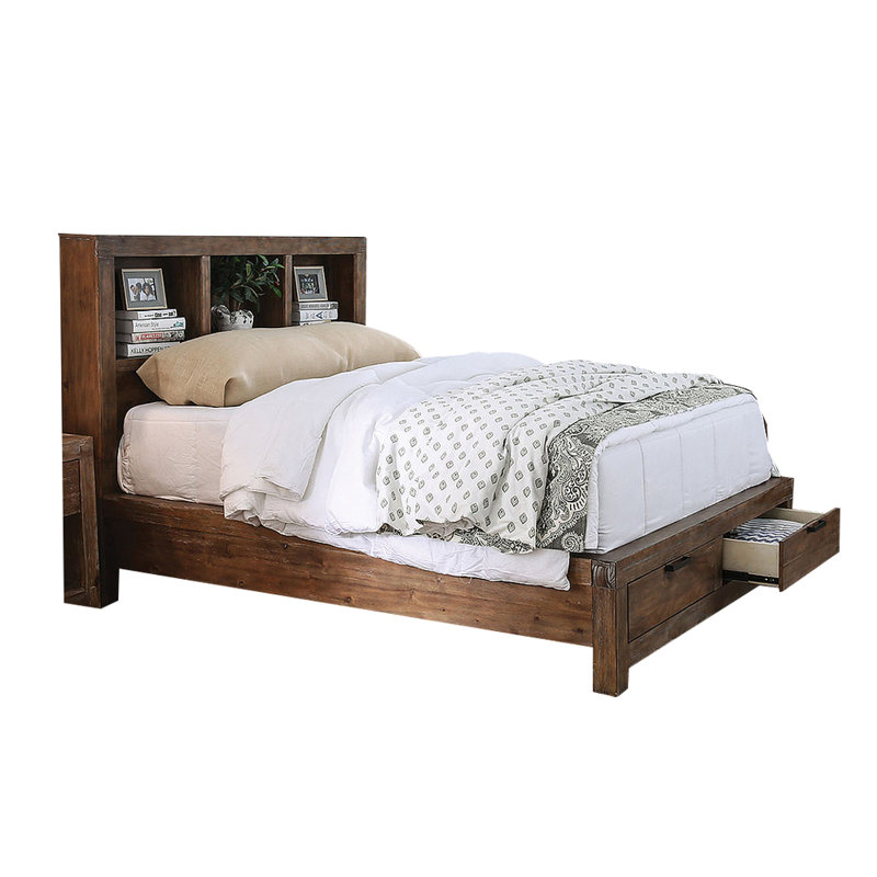 Dennard Bookcase Storage Bed, California King
