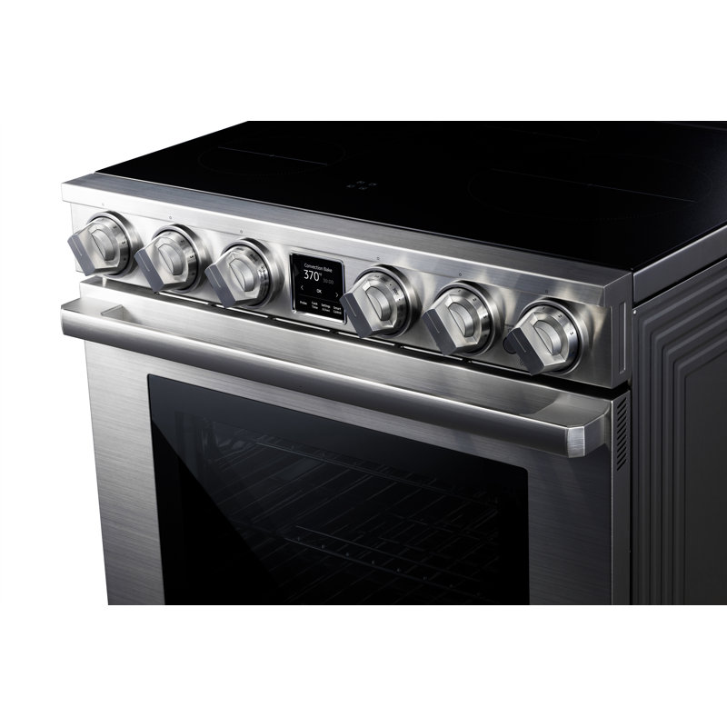 30" Pro-Range 4 Burners, Transitional, Silver, NG/LP, Induction