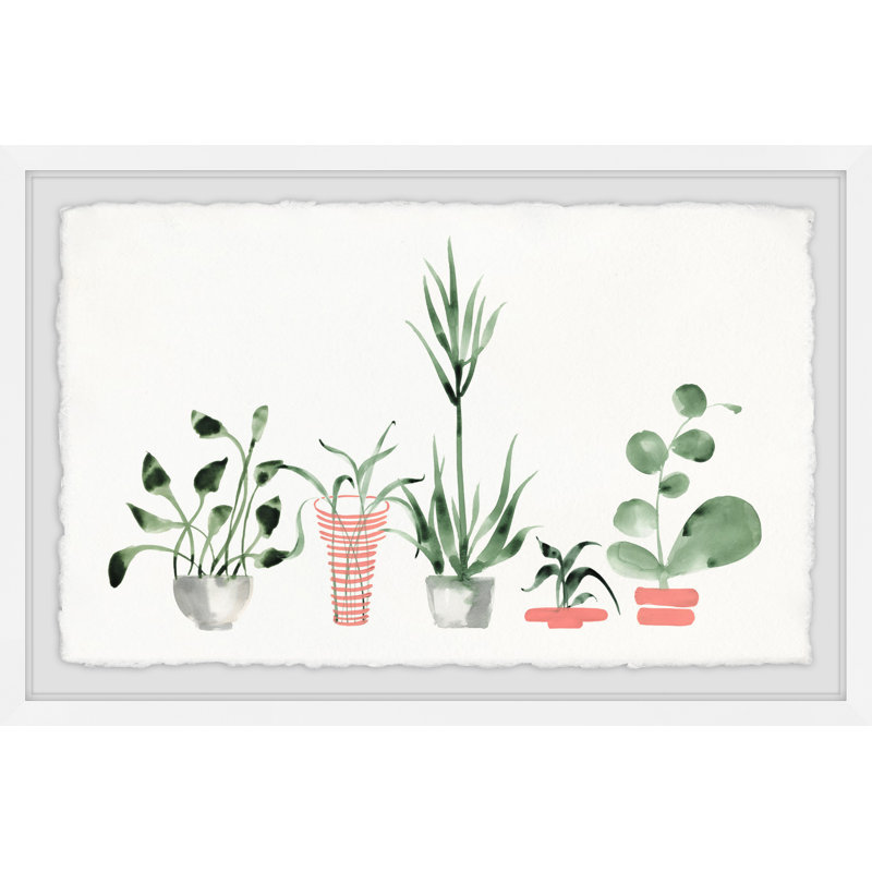 Botanical Bunch 1 Piece Single Picture Frame Painting, 41cm H x 61cm W