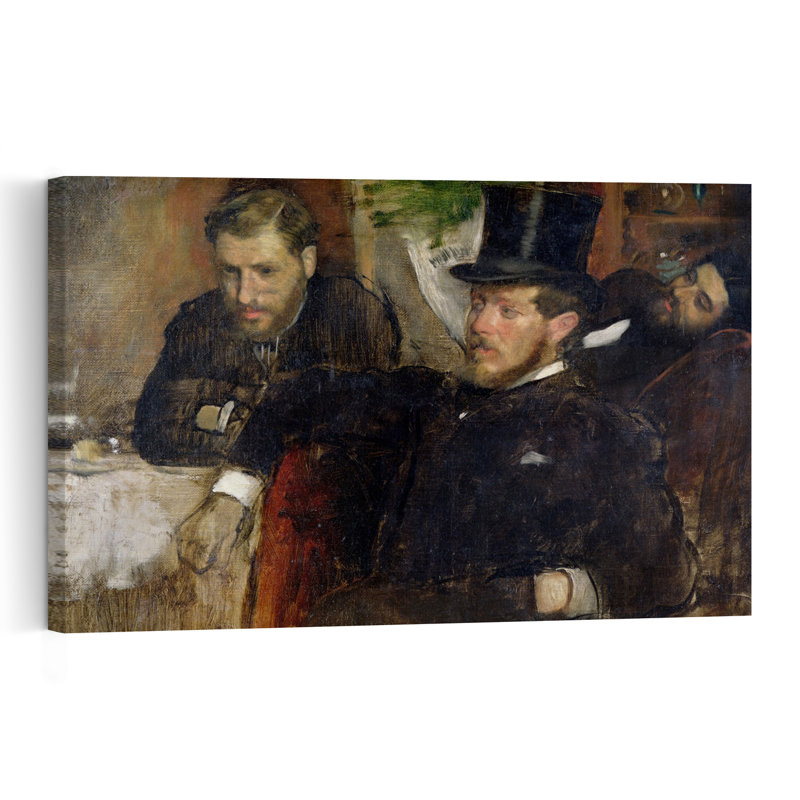 Jeantaud, Linet et Laine, 1871, estampe d'art mural contemporain abstrait impressionniste, H 40 po x l 60 po