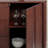 Reeded 3-Drawer Solid Wood Sideboard Cabinet with 2 Doors and Adjustable Shelves for Dining or Living Storage-626734794