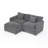 L Shaped Couch (Gray)