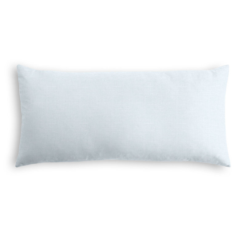 Housse de coussin rectangulaire, 14 po x 48 po, Bleu clair