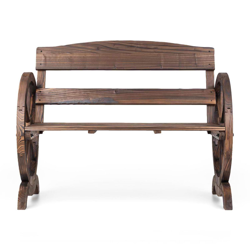 Solid Wood Fir Outdoor Bench