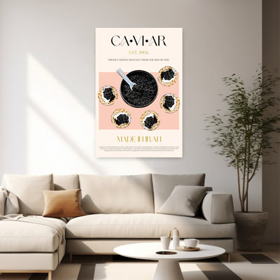 Gourmet Caviar Delights by Nazma Khokhar - Wrapped Canvas Print