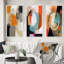 «Exploration des motifs abstraits», 3 pièces sur toile-665805552-665805555