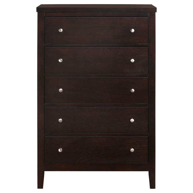 Commode 5 tiroirs Carlton Cappuccino