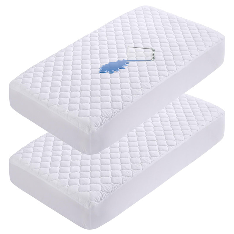 Toddler Fitted Sheet, Waterproof Crib Mattress Protector - NTBAY, Mini