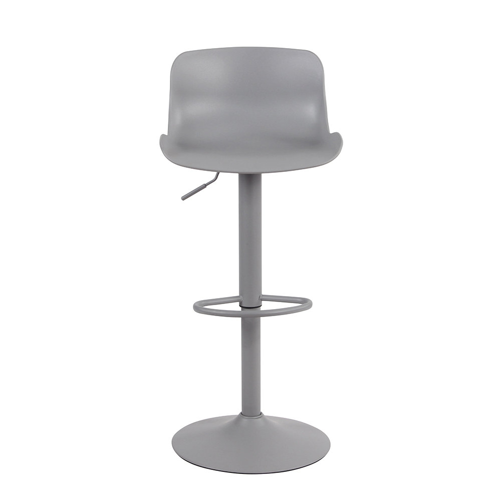 Meli Swivel Bar Stool, Gray