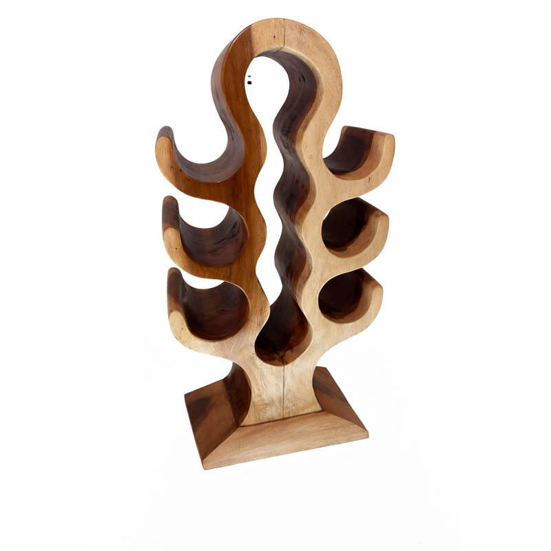 Porte-bouteille en bois Suar