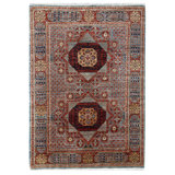 Hand-Knotted High-Quality Light Blue Area Rug