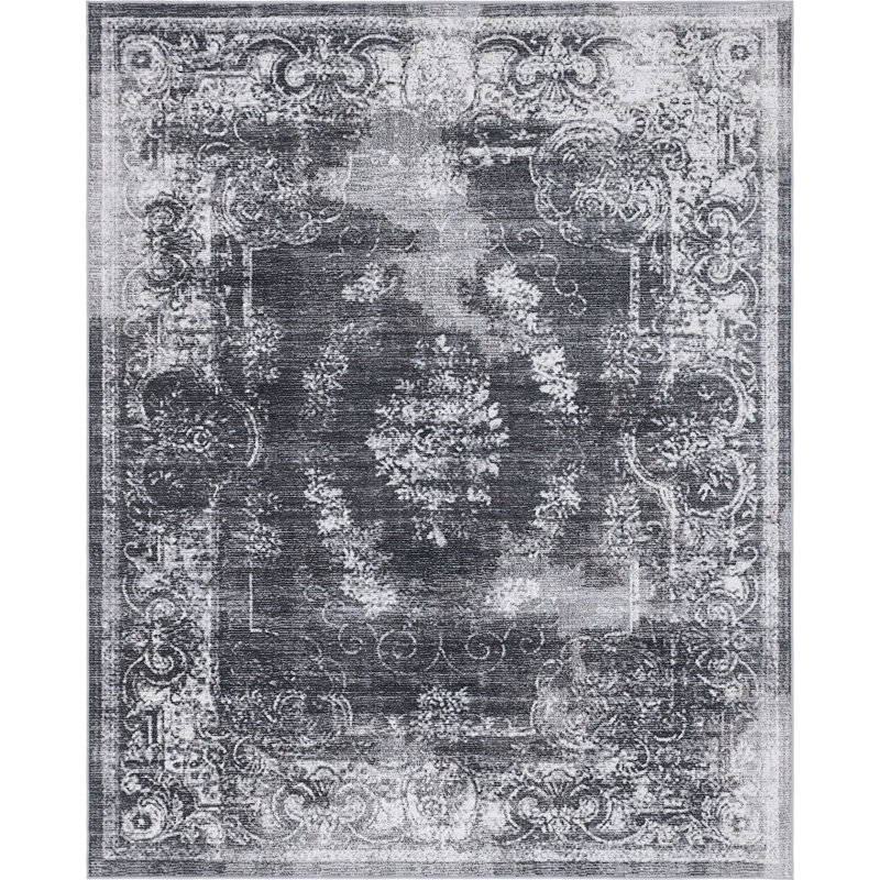 Clevinger Oriental Indoor Rug, Rectangle 7'10" x 10'