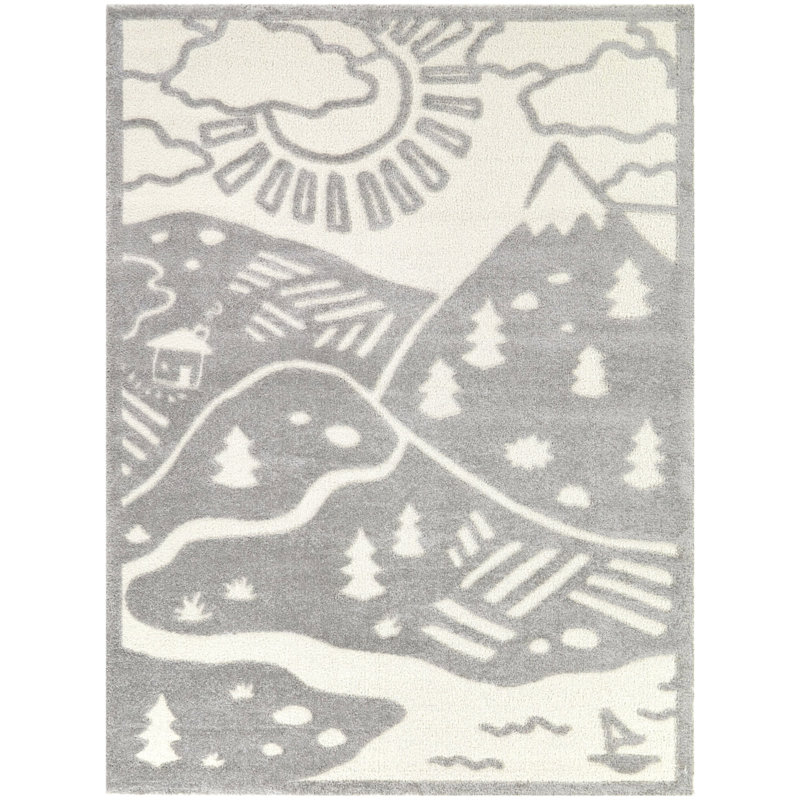 Tapis tissé à la machine Sherwood, Rectangle 5 pi 3 po x 7 pi