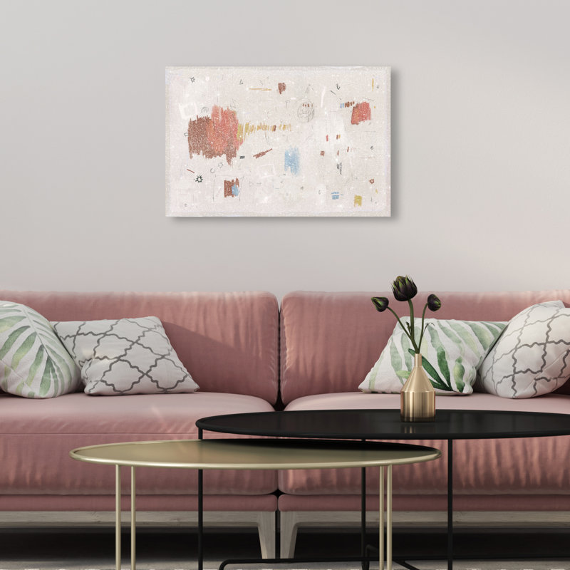Expression Wall Canvas Abstract Print by Oliver Gal, Black Frame, 15 x 10, 10"H x 15"W, Canvas Unframed