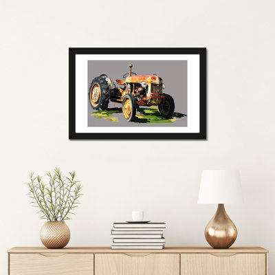 «Tractor II», reproduction sur toile