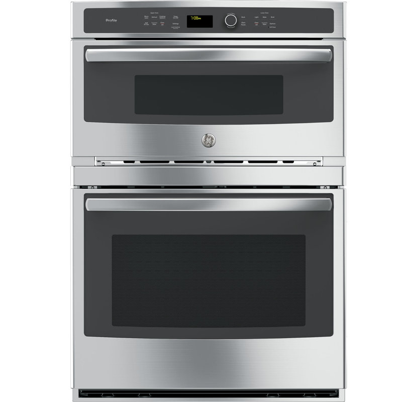 29.75" Self-Cleaning Convection Electric Wall Oven with Built-In Microwave, Stainless Steel
